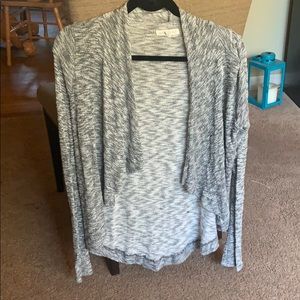 aeropostale gray washed cardigan